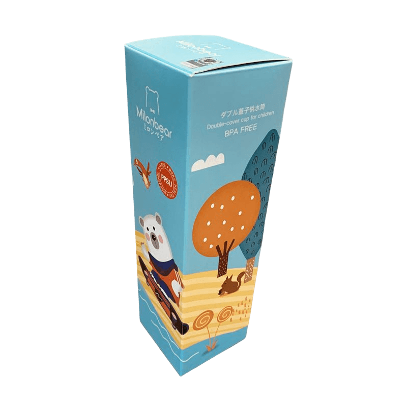 Desain Kustom Kertas Botol Minyak Esensial Kotak Kemasan Kosmetik Kotak Kertas Gelas Kaca