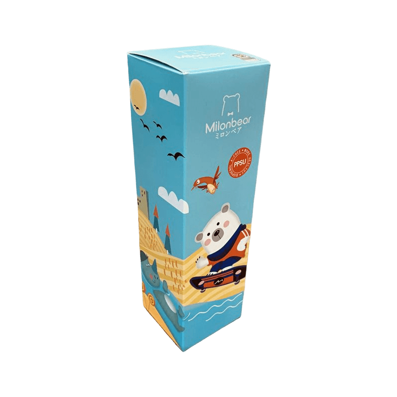 Desain Kustom Kertas Botol Minyak Esensial Kotak Kemasan Kosmetik Kotak Kertas Gelas Kaca