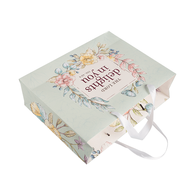 Tas Kertas Besar Mewah Fashion Baru untuk Tas Hadiah Pegangan Tali Kustom Ulang Tahun